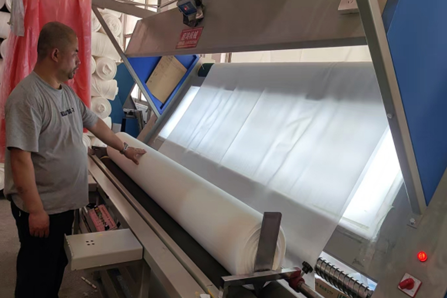 Oblasť kontroly výroby farbiarní hotových výrobkov