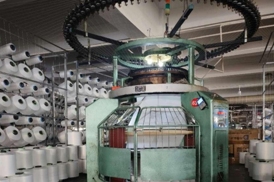 Šedá tkanina výrobný model-vysoká noha jednostranná