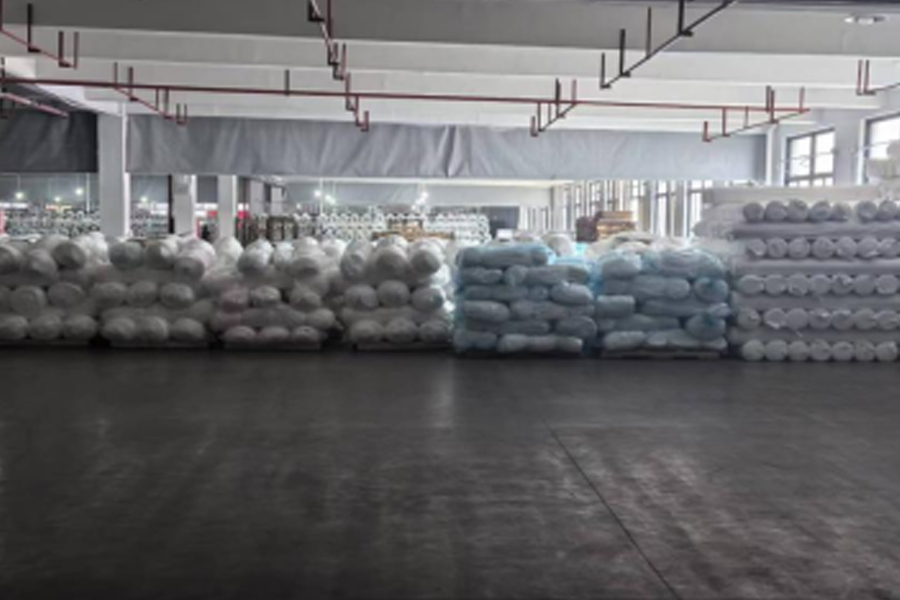 Oblasť výroby sivej látky-umiestňovania hotového produktu