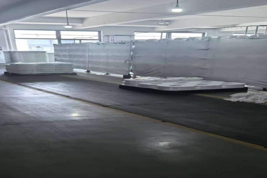 Oblasť výroby šedej látky-umiestnenia surovín