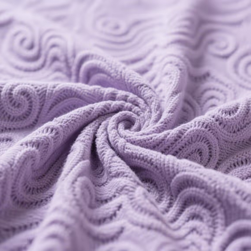 Dutá konvexná transferová žakárová tkanina